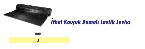 Damalı Lastik Levha