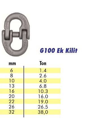 G100 Zincir Ek Kilit