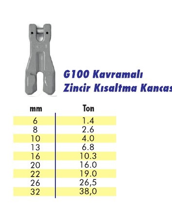 G100 Zincir Kısaltma
