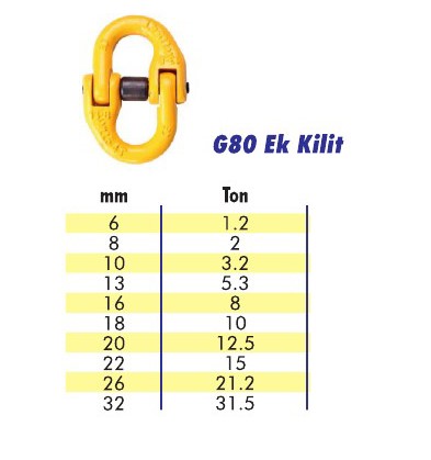 G80 Zincir Ek Kilit