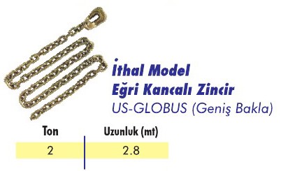 İthal Eğri Kancalı